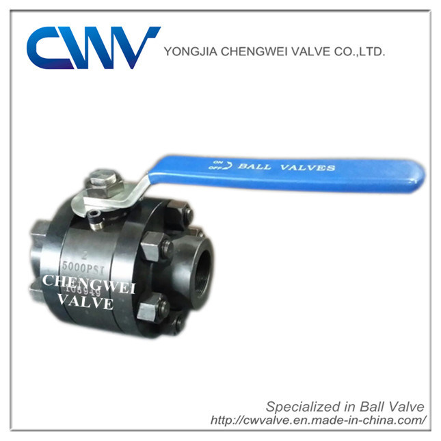 High Pressure 5000psi A105 Forged Ball Valve