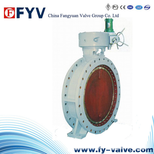 API 6D Cast Steel Butterfly Valve with Bare Shaft