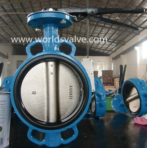 Hand Lever Wafer Butterfly Valve