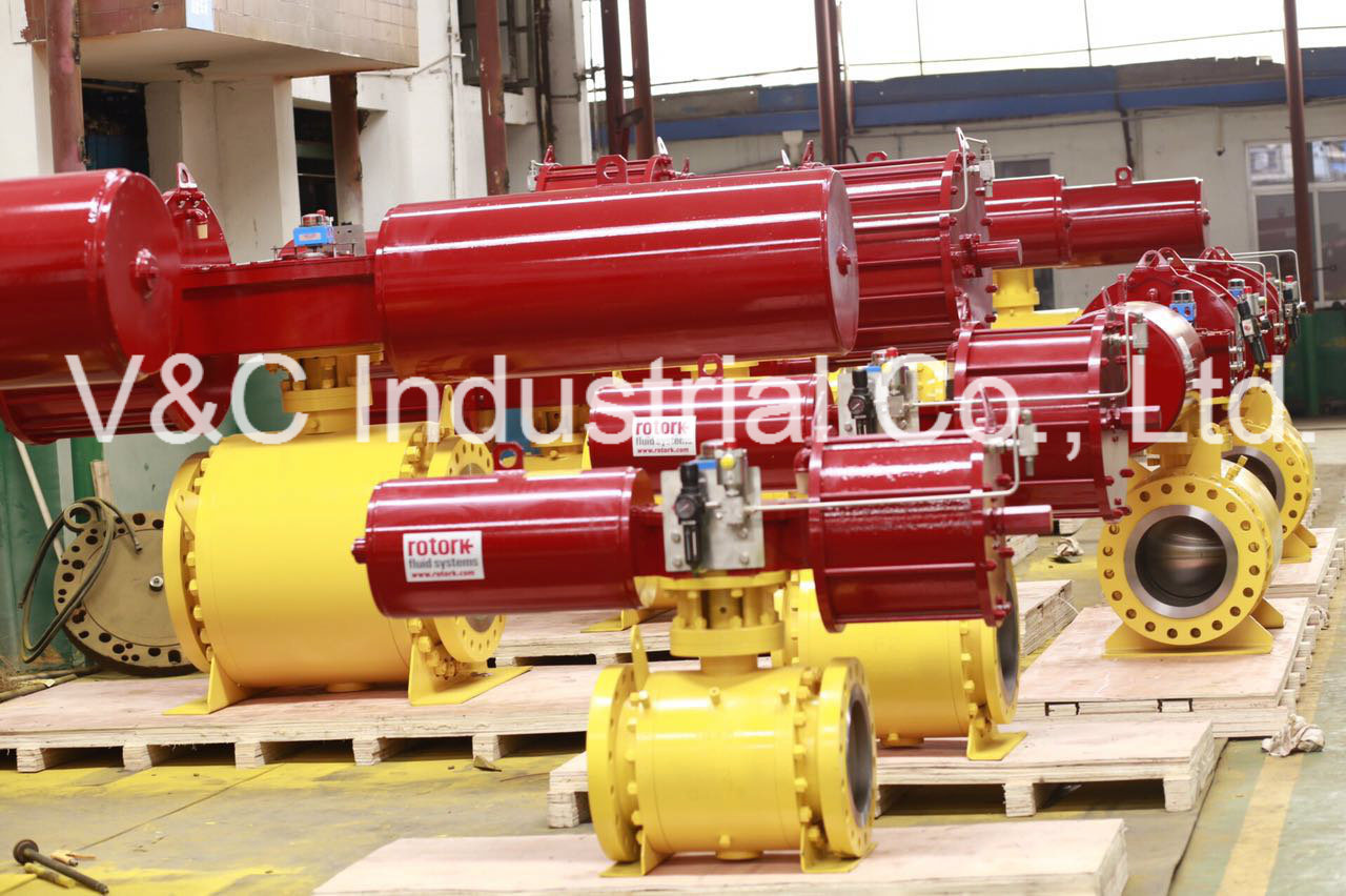 Pneumatic Ball Valve for Oil&Gas Project