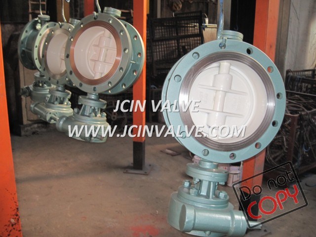 Double Flanged Double Eccentric Butterfly Valve (D341X)