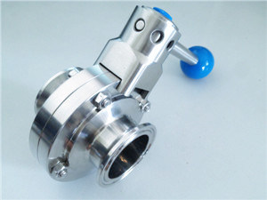 Sanitary Ss304 Quick Install Butterfly Valve
