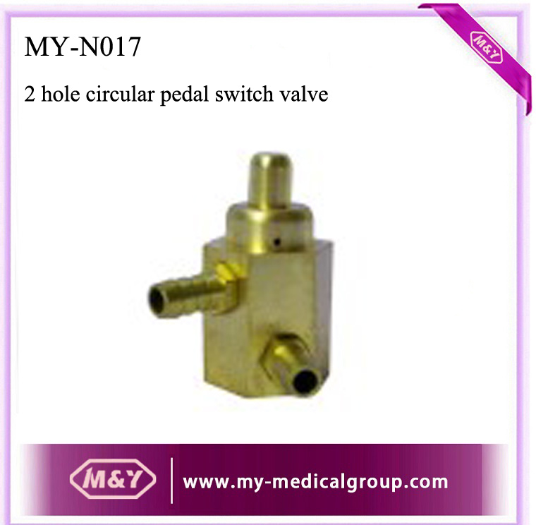 2 Hole Circular Pedal Switch Valve for Dental Unit
