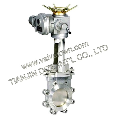 Knife Gate Valve With Electric Actuator (GVK-S/M)