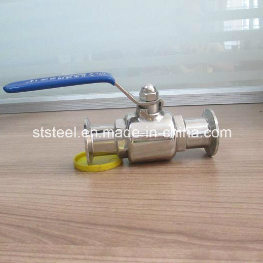 Stainless Steel Sanitary Clamped Direct Way Ball Valve
