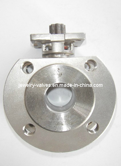 Food Grade Sanitary Stainless Steel Flanged Wafer Ball Valve