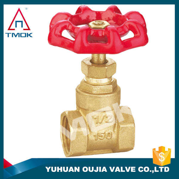 Gate Valve NPT Threaded Connection Eith Blasting Cw 617n Material with Electric Valve Control