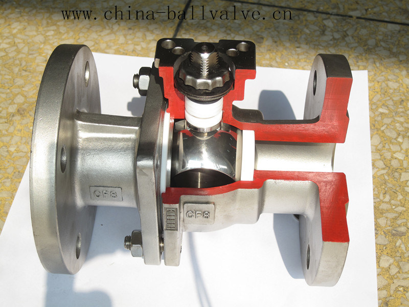 Flanged End Stainless Steel Ball Valve