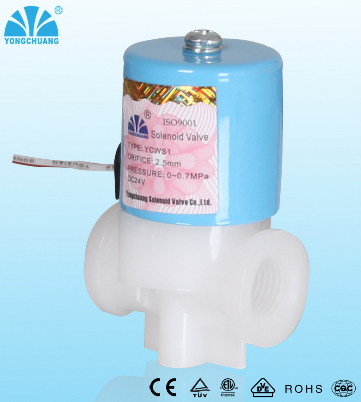 Small Plastic Solenoid Valve for RO System