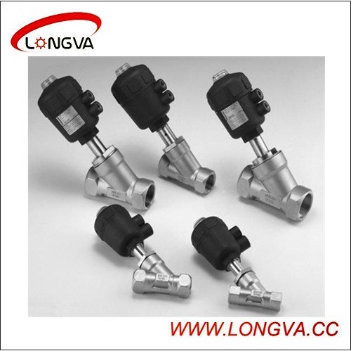 Wenzhou Supplier Pneumatic Threaded Angle Seat Valve
