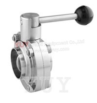 Yuy Sanitary Pneumatic Butterfly Valve for Food Equipment