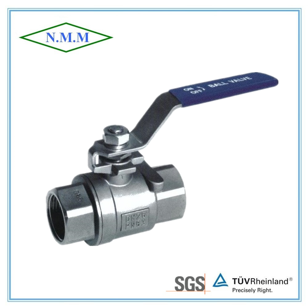2PC Stainless Steel Screwed DIN Ball Valve in 1000wog
