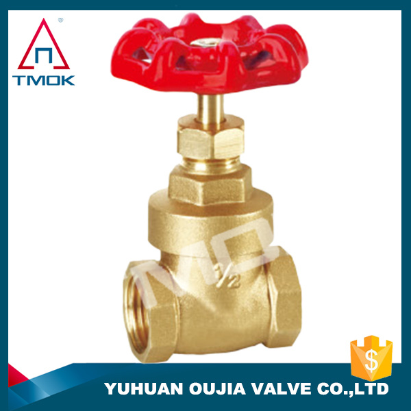 1 Inch Brass Motorized Socket Knife Water with Forged Red Long Alum Handle Polishing Control Valve Gate Valve
