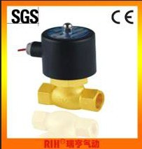 2 Way Water Brass Normally Closed Solenoid Valve (US-40)