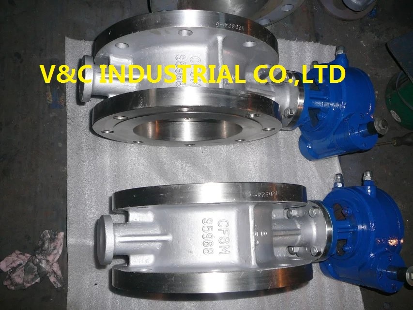 Stainless Steel Butterfly Valve with Flange End