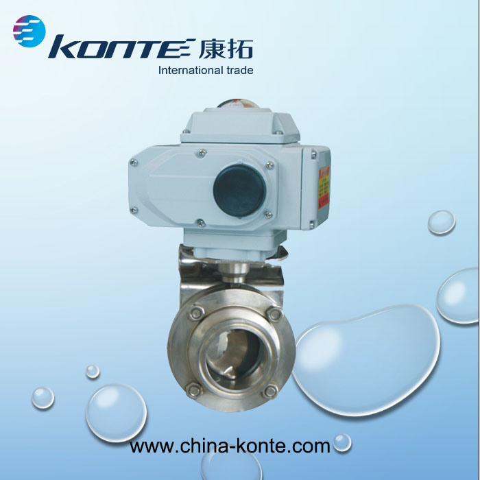 Sanitary Electrical Butterfly Valve