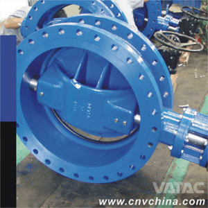 Manual Operated Flange Cast Steel Butterfly Valve