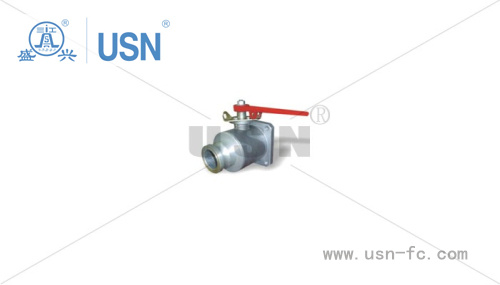 One-Way Square Ball Valve with Stainless Steel Ball Core