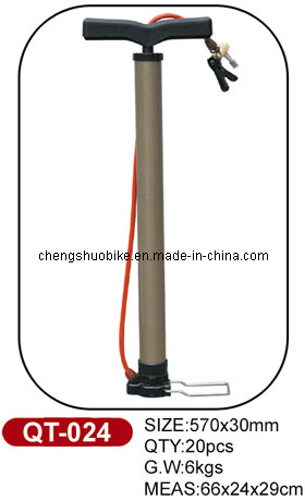 Widely Used Bicycle Pump Qt-024 in Hot Selling