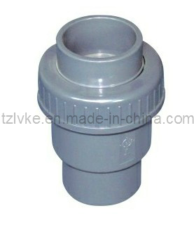 PVC Single Union Check Valve for Pool Swimming with ISO9001 (ANSI, DIN, CNS)
