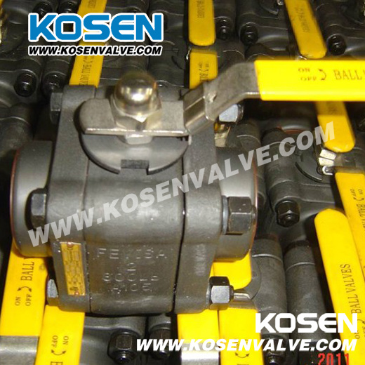 3 Pieces Forged Socket Welded Ball Valve (Q61F)