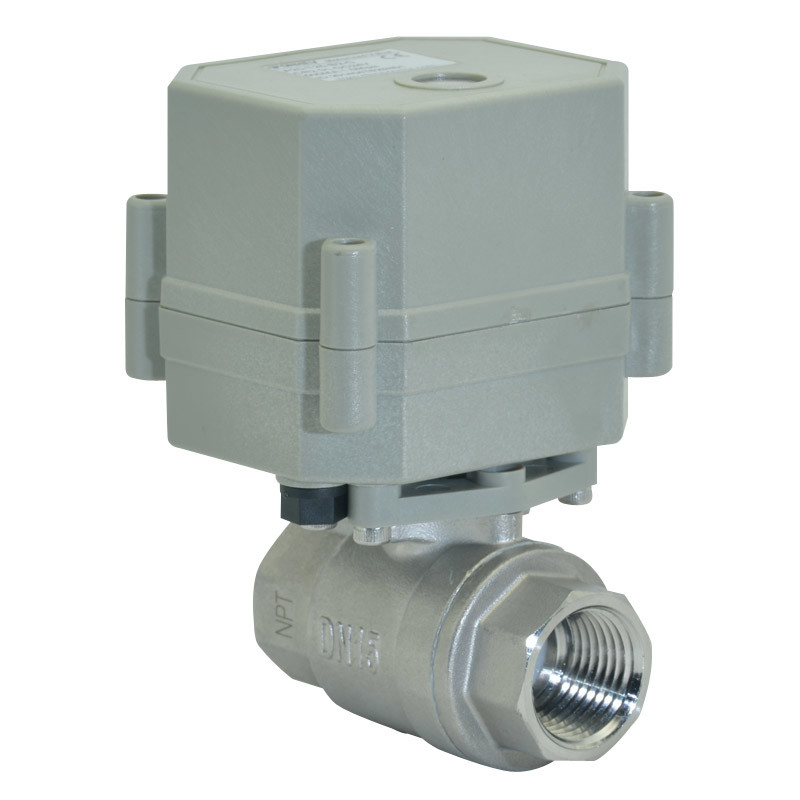 110-230V Stainless Steel 304 Electric Control Valve (T15-S2-C)