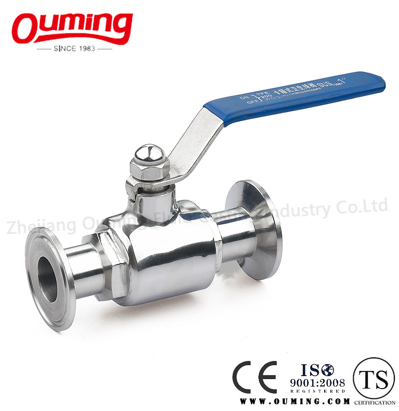 Sanitary Stainless Steel Clamped/Quick Install Ball Valve