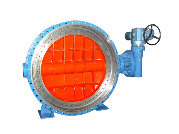 Worm Operating Double Flanged Double Eccentric Butterfly Valve