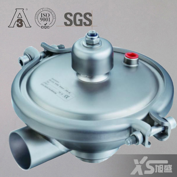 Stainless Steel Pneumatic Hygienic Pressure Control Valve