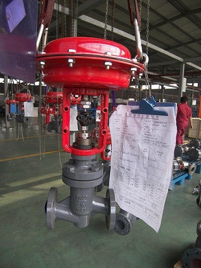 Dn25 Pn16 Lined Rubber F46 Coating Control Valve