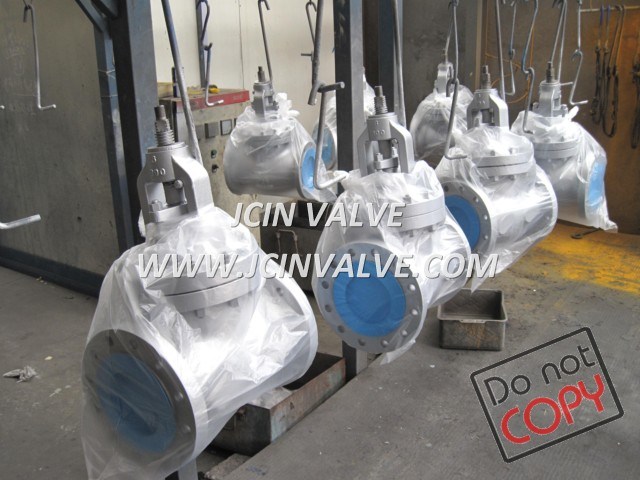 Foamed Plastic Packing Globe Valve in Painting System