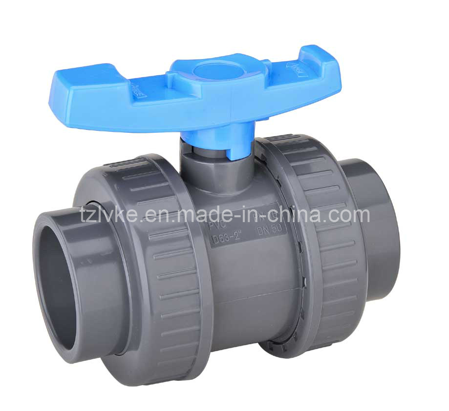 Plastic PVC True Union Ball Valve for Water Supply with ISO9001