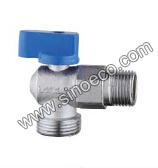 Brass Reduced Male Angle Gas Ball Valve with Aluminum Handle