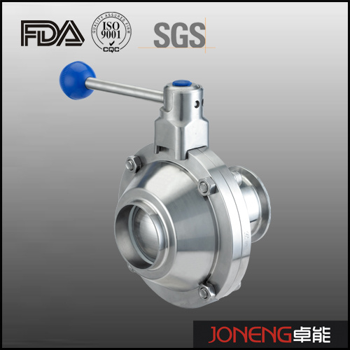 Stainless Steel Butterfly Type Ball Valve Welded/Clamped (JN-BLV1014)