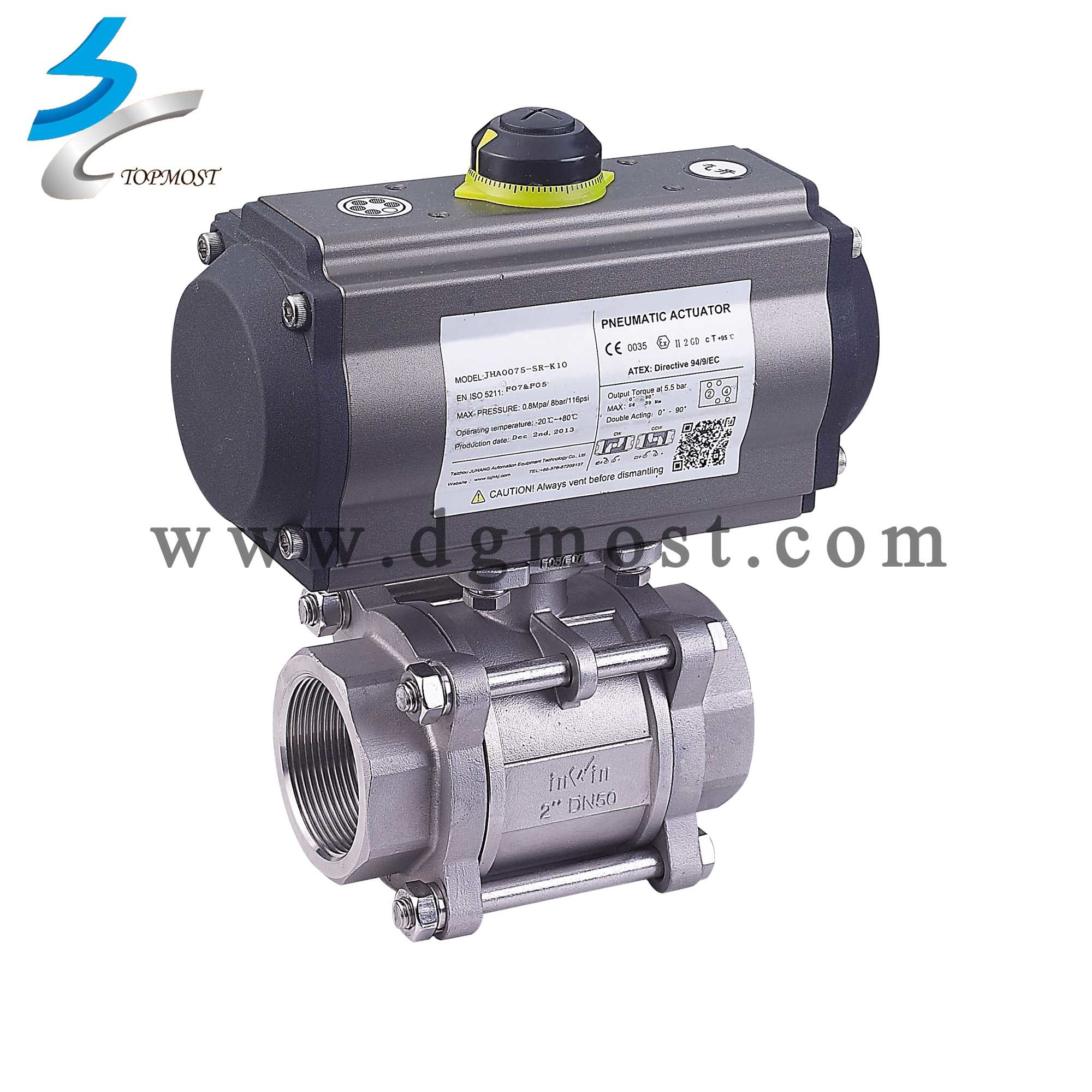 Custom-Tailored High Performance Stainless Steel Pneumatic Control Valve