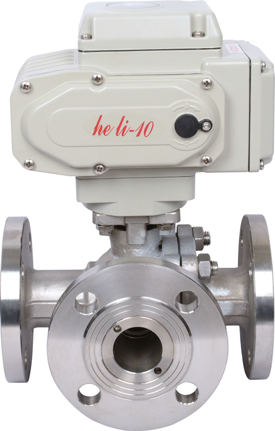 Automatic 3 Way Ball Valve with Actuator-Ss304