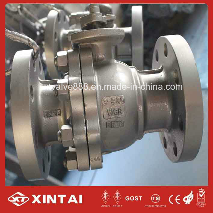 Floating Type Carbon Steel A216 Wcb Flange Ball Valve