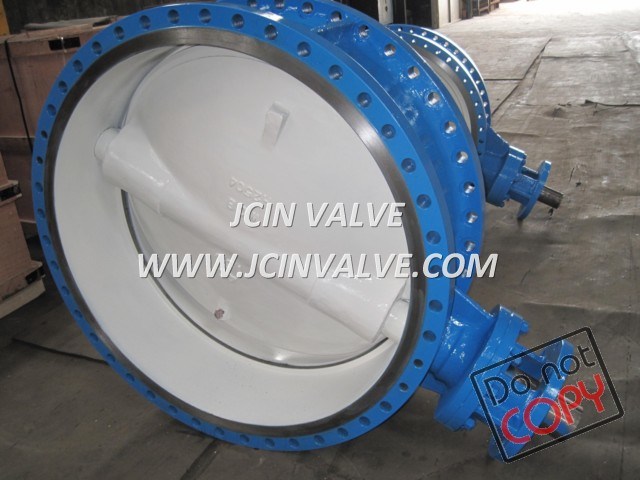 Tri Eccentric Butterfly Valve with ISO Top Flange (D043H)
