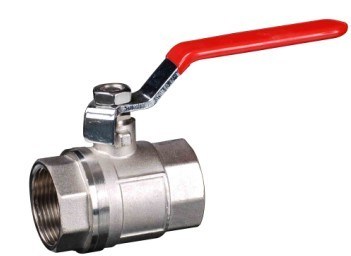 Hot Sale 2PCS Brass Ball Valve with Steel Handle (YED-A1005)