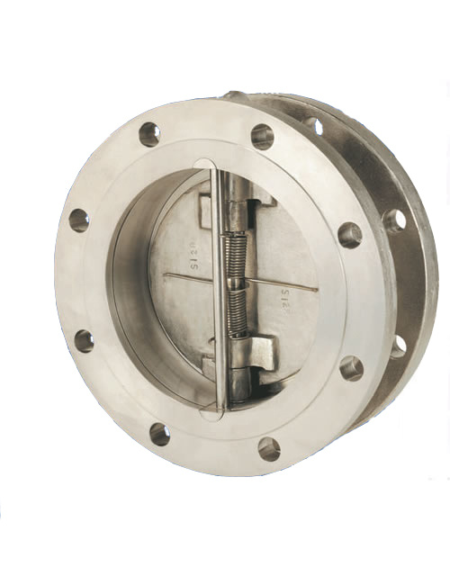 Double Flange Double Discs Wafer Type Check Valve