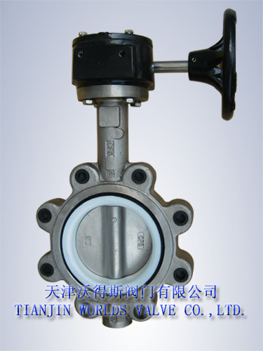 Stainless Steel Lug Butterfly Valve with No Pin