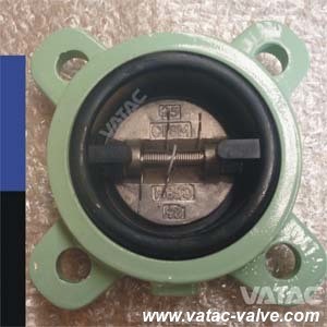 Cast Steel Metal Seat Butterfly Check Valve