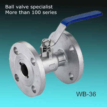 1-PC CF8 Flanged Floating Ball Valve (1/2 to 4 inch)