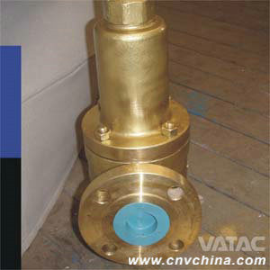 Bronze Safety Relief Valve with Flanged Ends