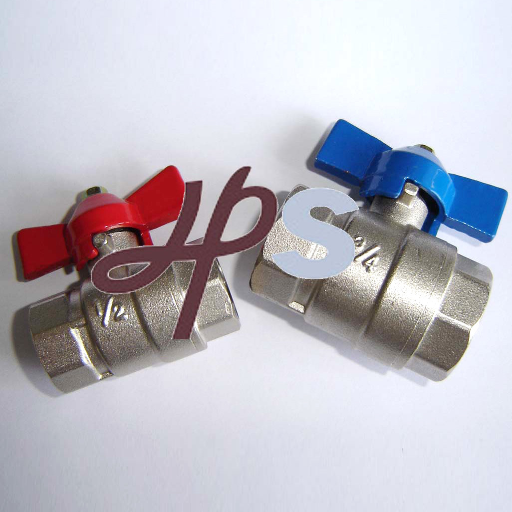 Brass Ball Valve with Butterfly Handle (HB13)