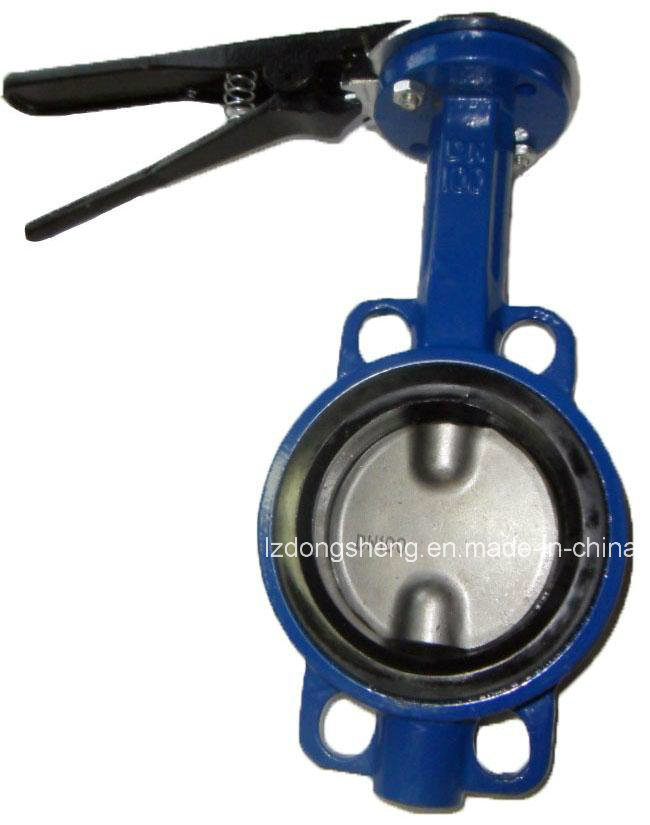 Cast Iron Butterfly Valves Wafer Type Pn 16