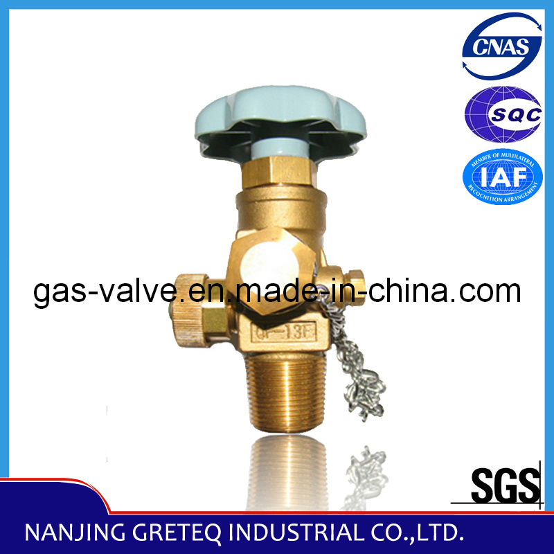 China Original QF-13F Two-Way Freon Cylinder Valve with Safety Device