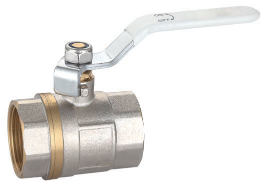 Ball Valve with White Steel Handle (VG-A16202)