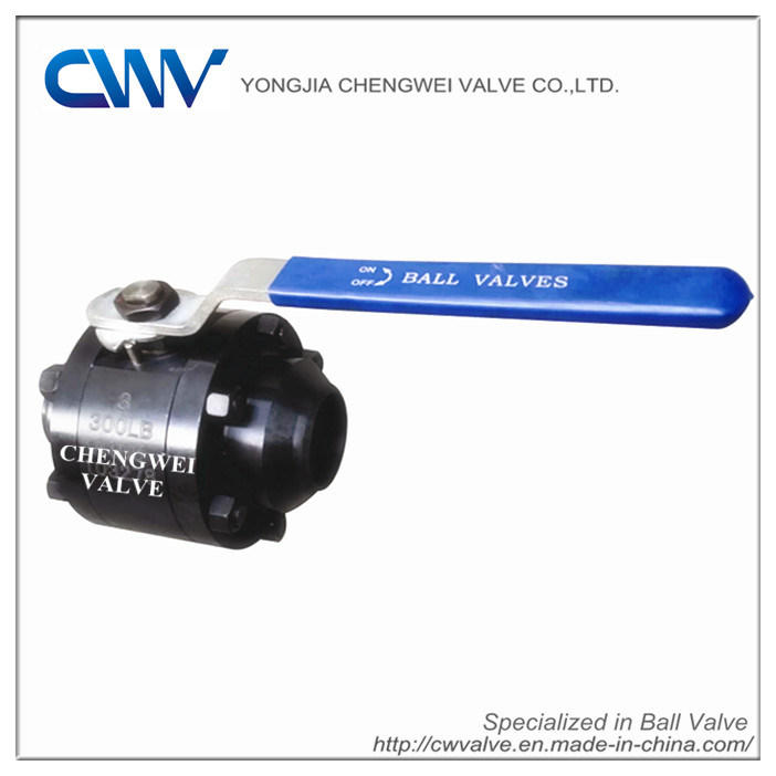 Three Pieces Bw A105 Floating Forged Ball Valve