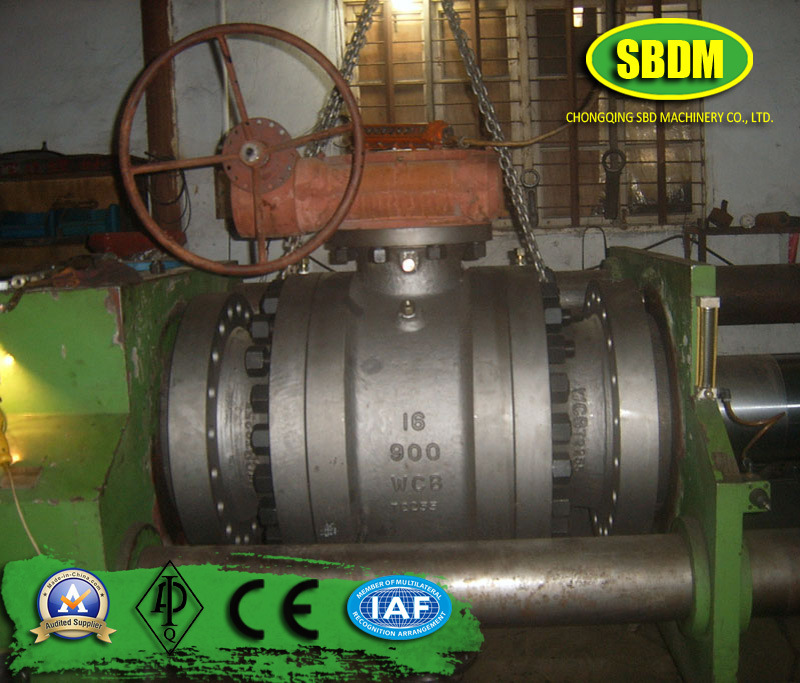 API 6D Carbon Steel High Pressure Flanged Trunnion Mounted Ball Valve